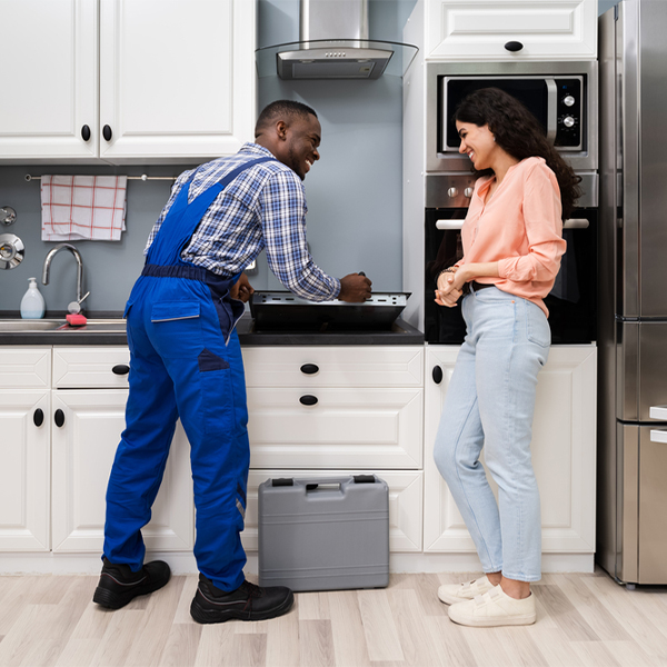 what kind of warranty do you offer on your cooktop repair services in Townsend